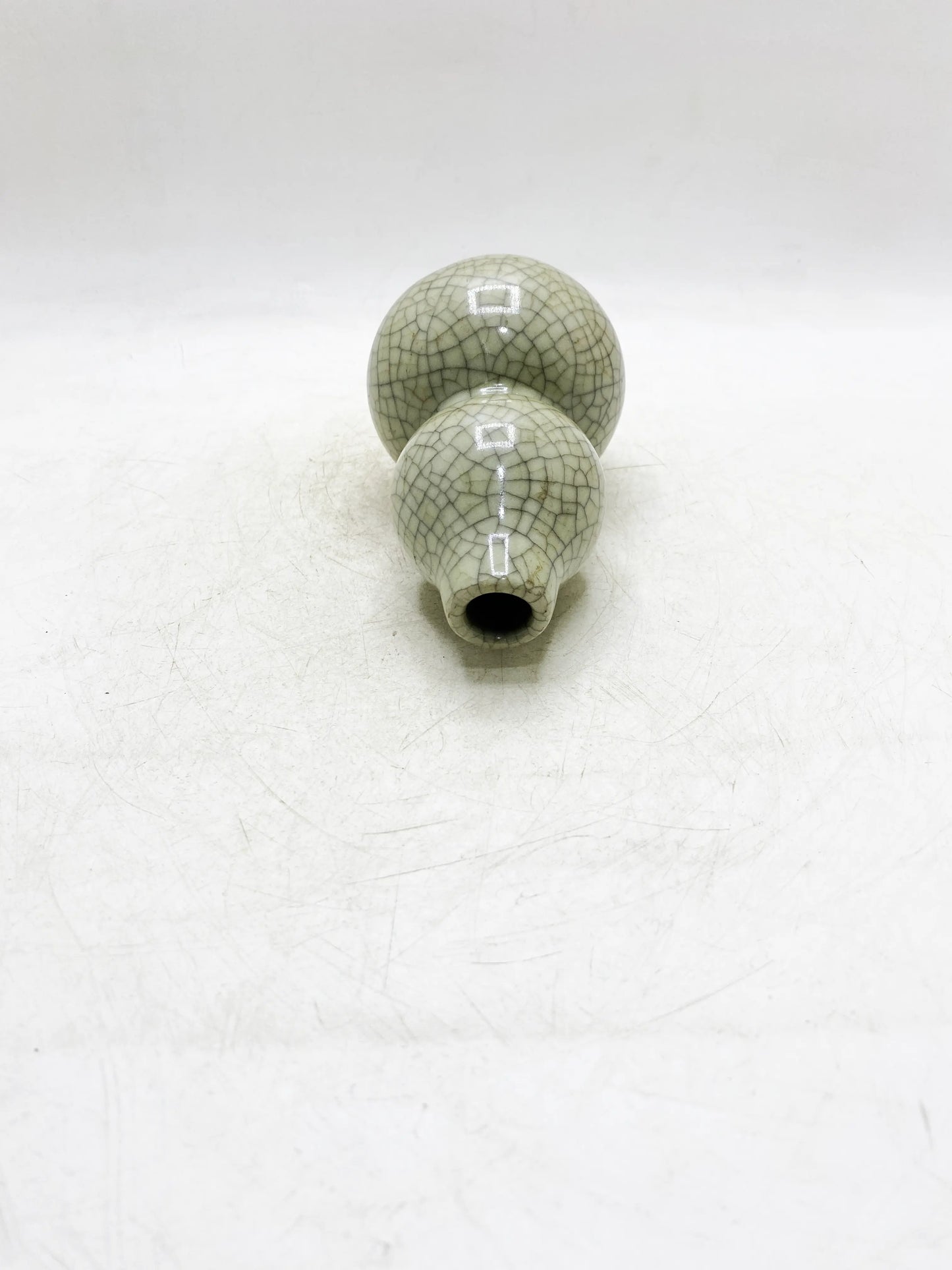 清朝時代の釉薬ひょうたん花瓶