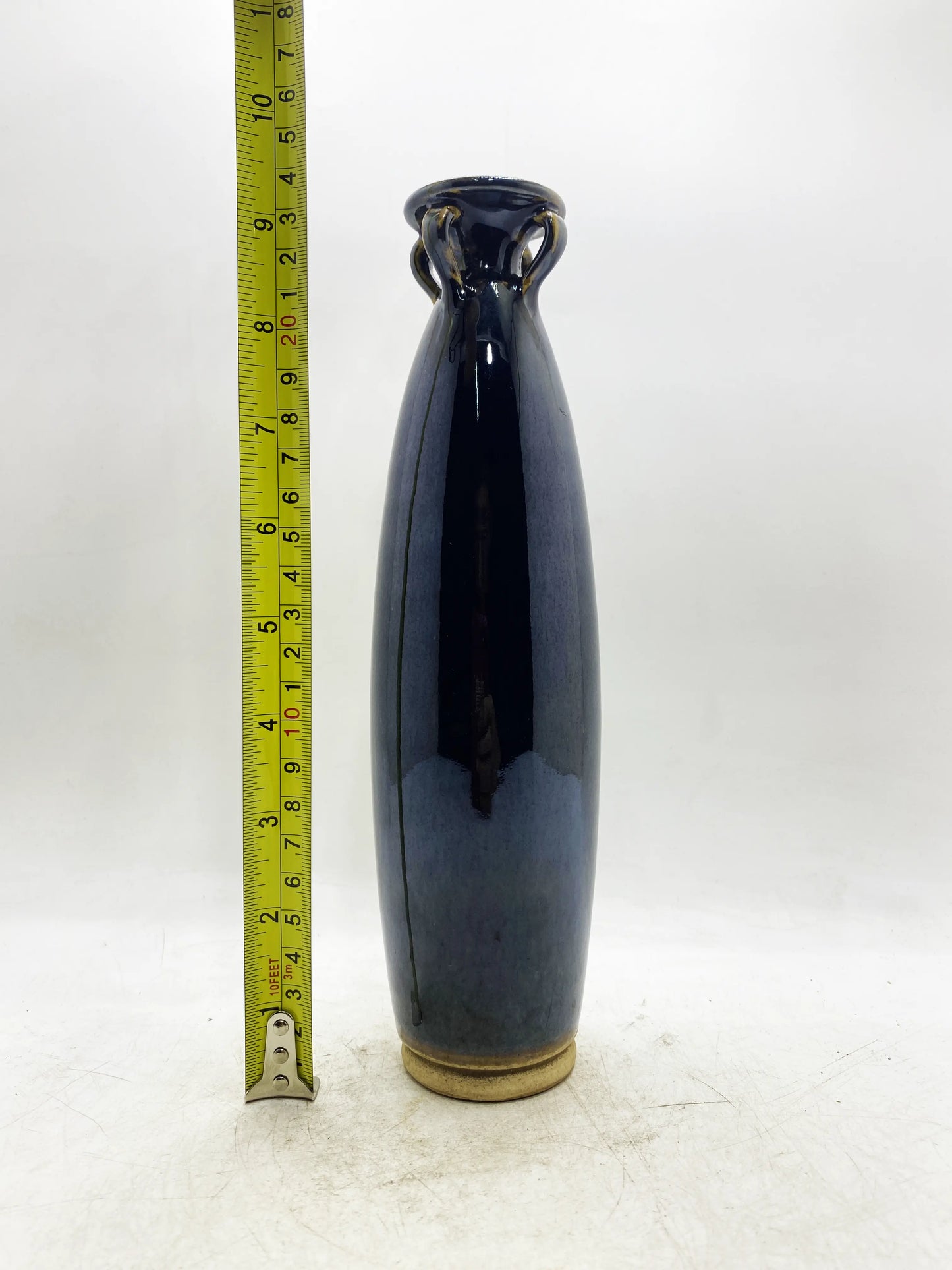 清代吉蘭釉双耳花瓶