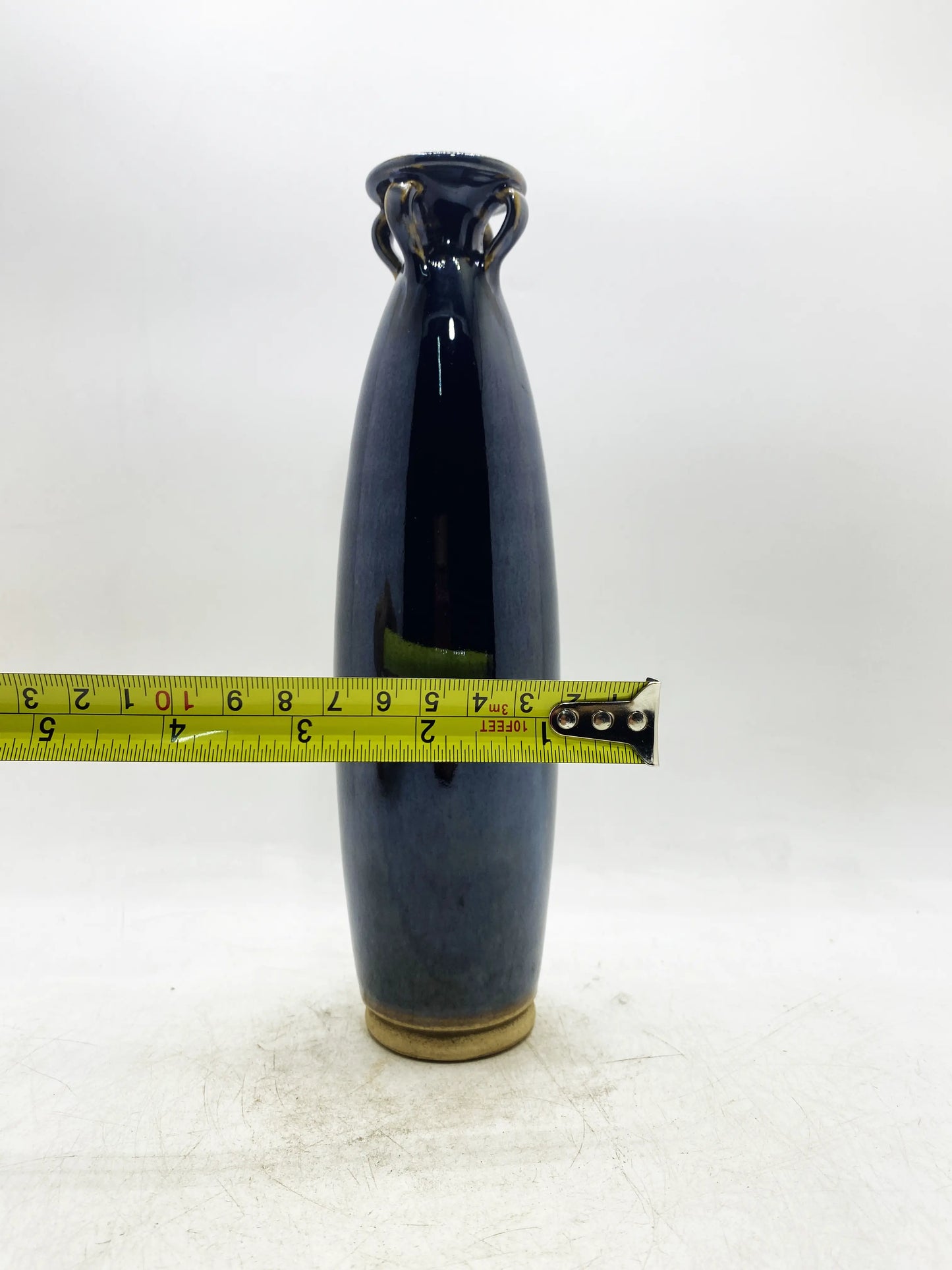 清代吉蘭釉双耳花瓶