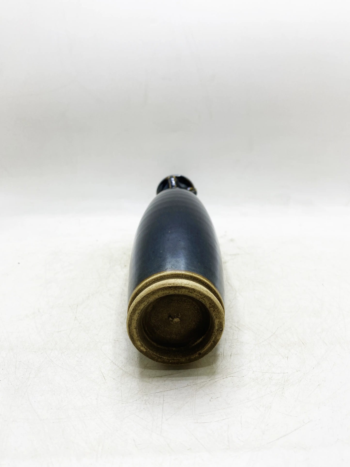 清代吉蘭釉双耳花瓶