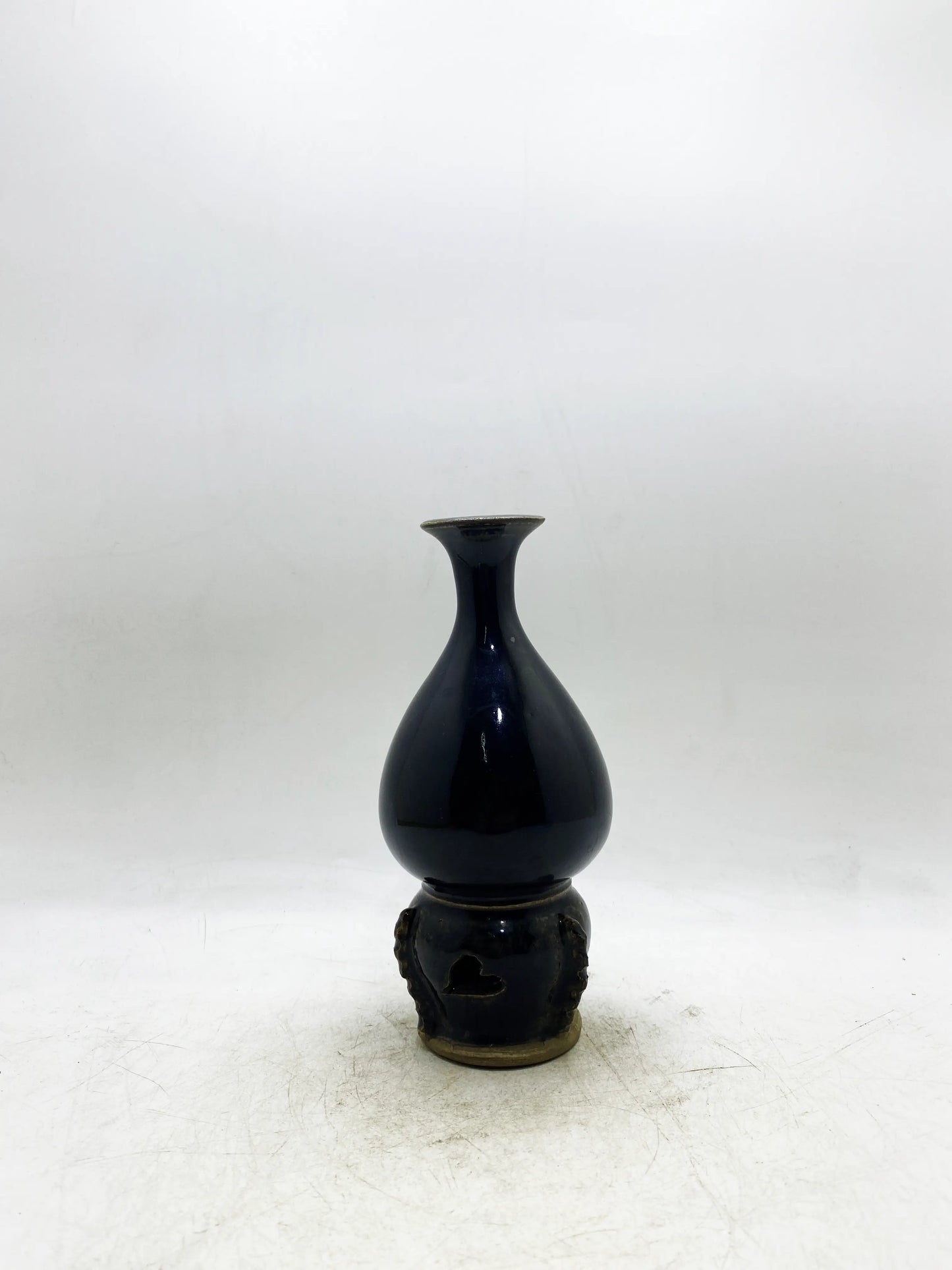 清代吉蘭釉彩文瓢箪花瓶