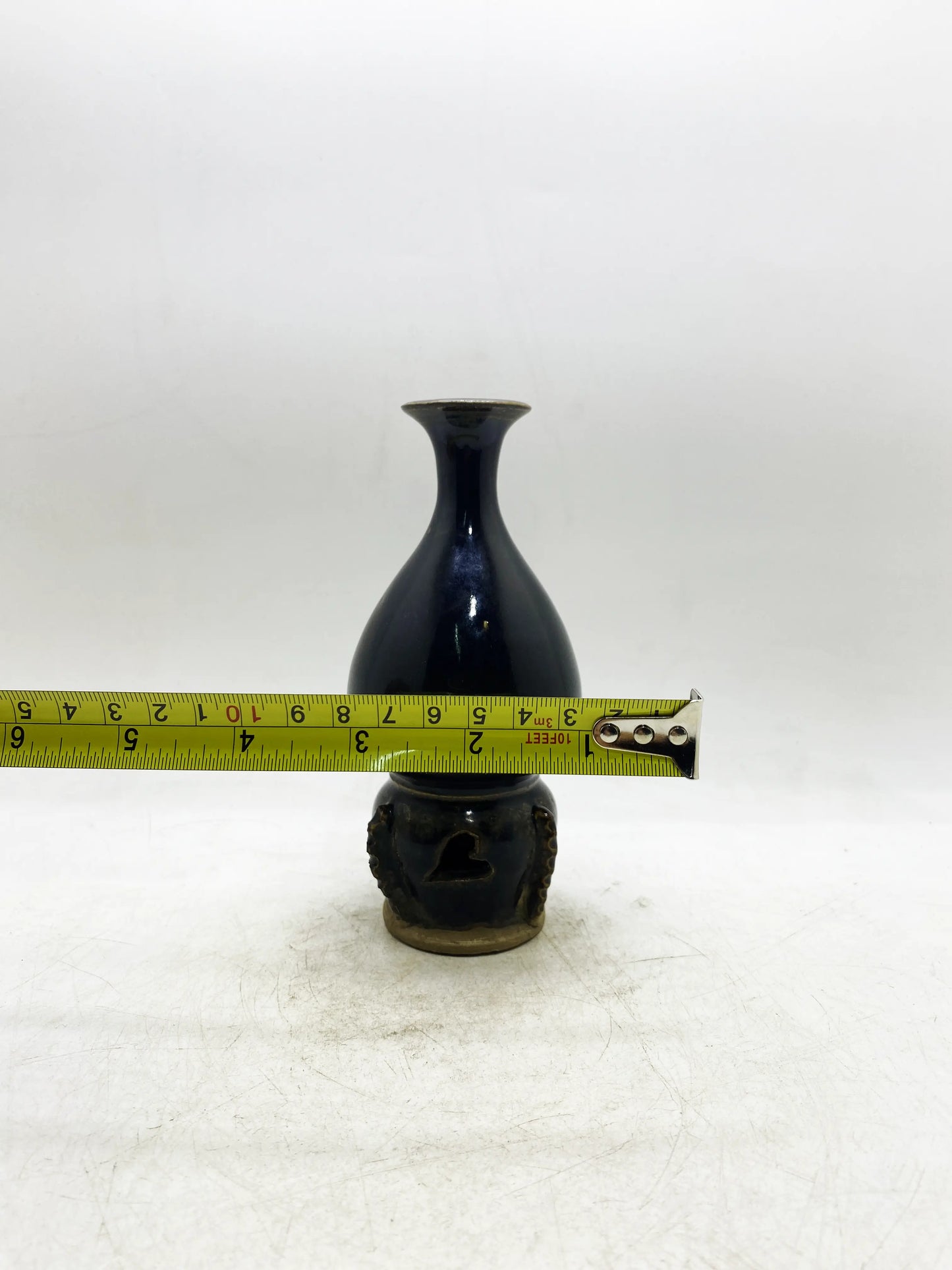 清代吉蘭釉彩文瓢箪花瓶