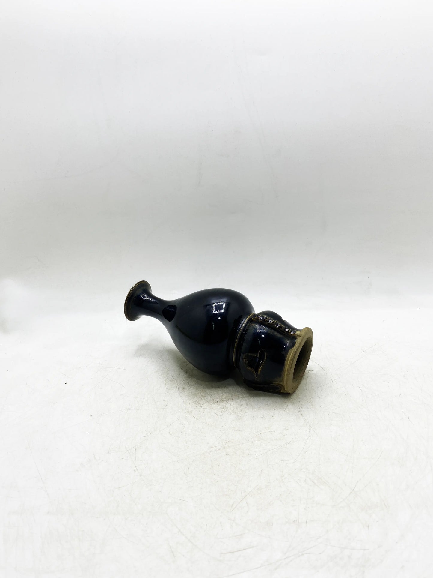 清代吉蘭釉彩文瓢箪花瓶