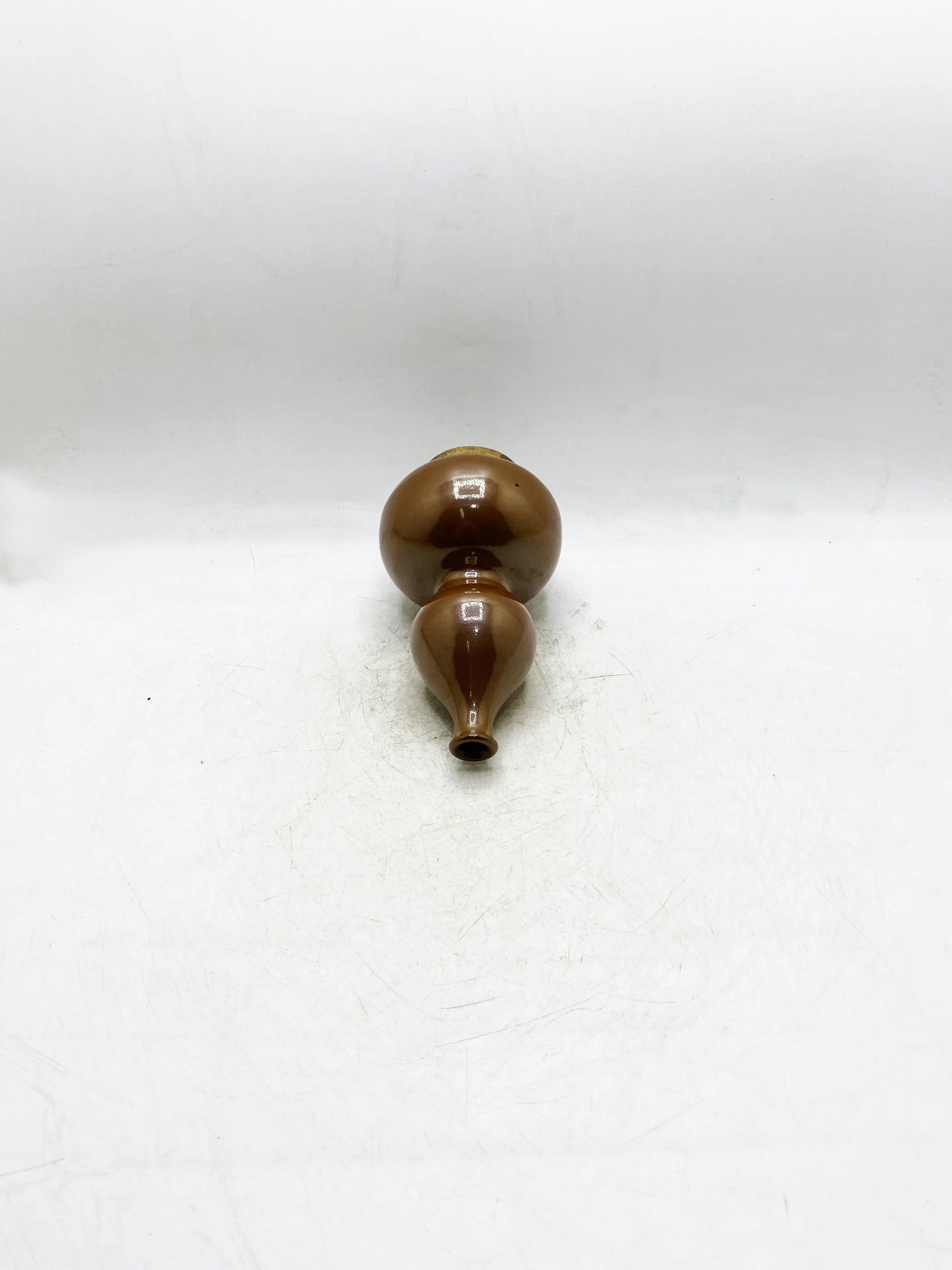 Kürbisvase aus der Ming-Dynastie mit Saucenglasur