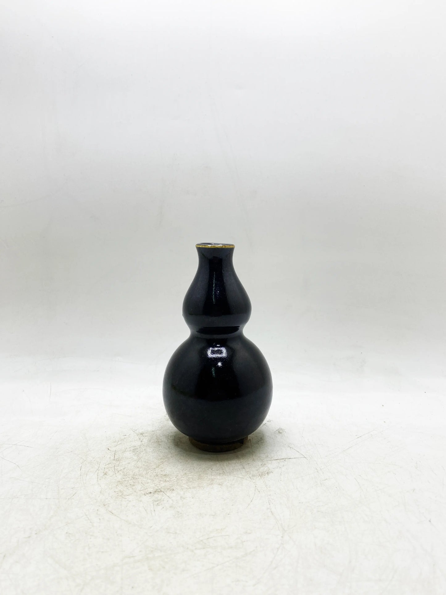 清朝の吉蘭釉ひょうたん花瓶