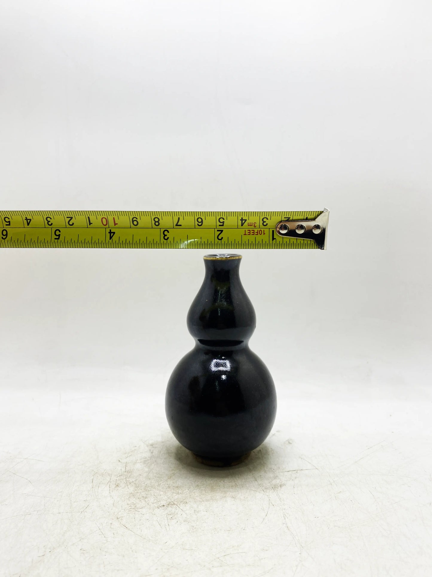 清朝の吉蘭釉ひょうたん花瓶